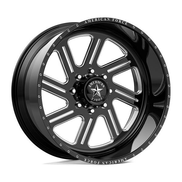 American Force Forged Wheels Ikon G38 Black Milled 20x10 -25mm Offset 8x180