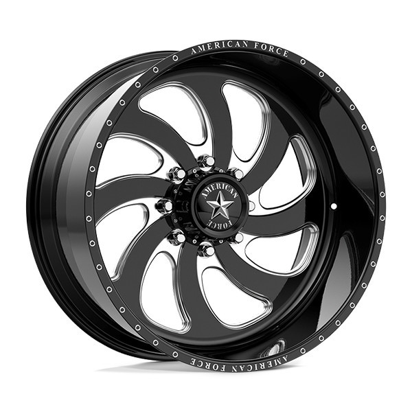American Force Forged Wheels Grip G37 Black Milled 20x10 -25mm Offset 5x135