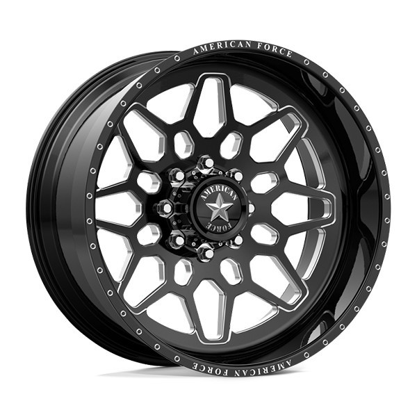 American Force Forged Wheels Orion CKH03 Black Milled 22x12 -55mm Offset 5x150