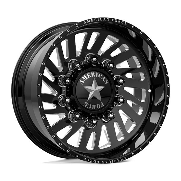 American Force Forged Wheels Thrust 7H92 Black Milled 24x12 -60mm Offset 8x170