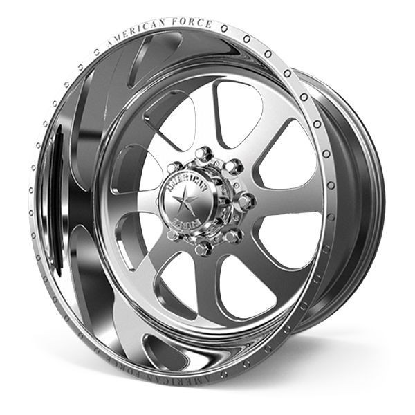 American Force Forged Wheels Burnout 75 Polished 22x10 -25mm Offset 6x139.7 (6x5.5)
