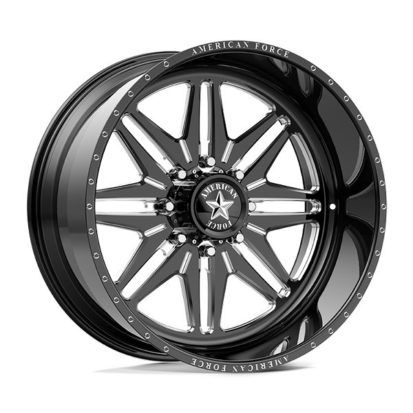 American Force Forged Wheels Chief N07 Black Milled 20x10 -25mm Offset 6x135