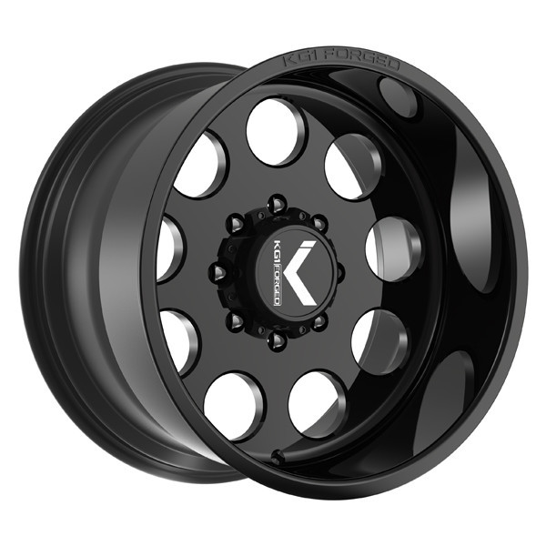KG1 Forged Wheels Niner KT086 Gloss Black 22x12 -44mm Offset 8x180