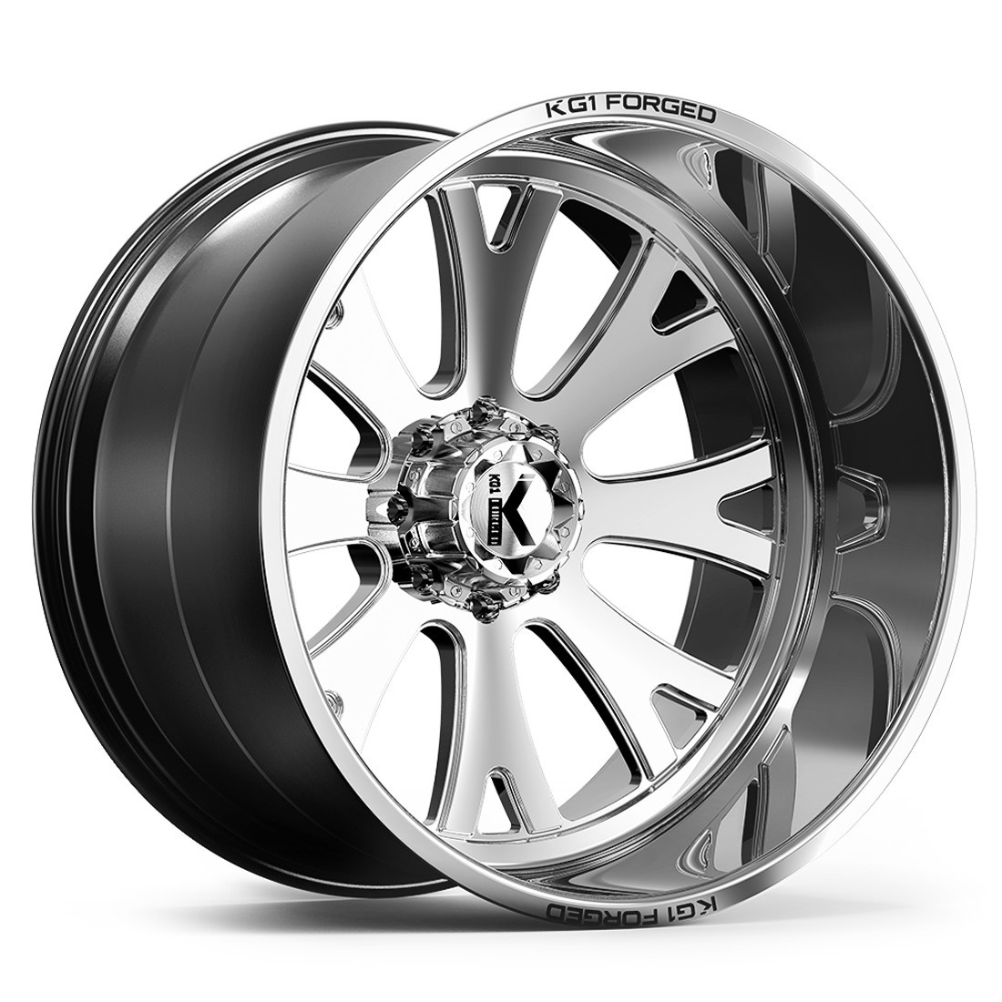 KG1 Forged Wheels Ace KC011 Polished 26x16 -101mm Offset 6x139.7 (6x5.5)