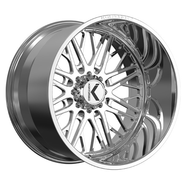 KG1 Forged Wheels Clique KF083 Polished 30x14 -76mm Offset 8x165.1 (8x6.5)