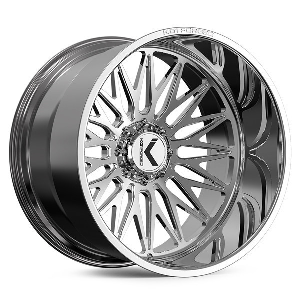 KG1 Forged Wheels Seismic KC059 Polished 30x16 -101mm Offset 8x170