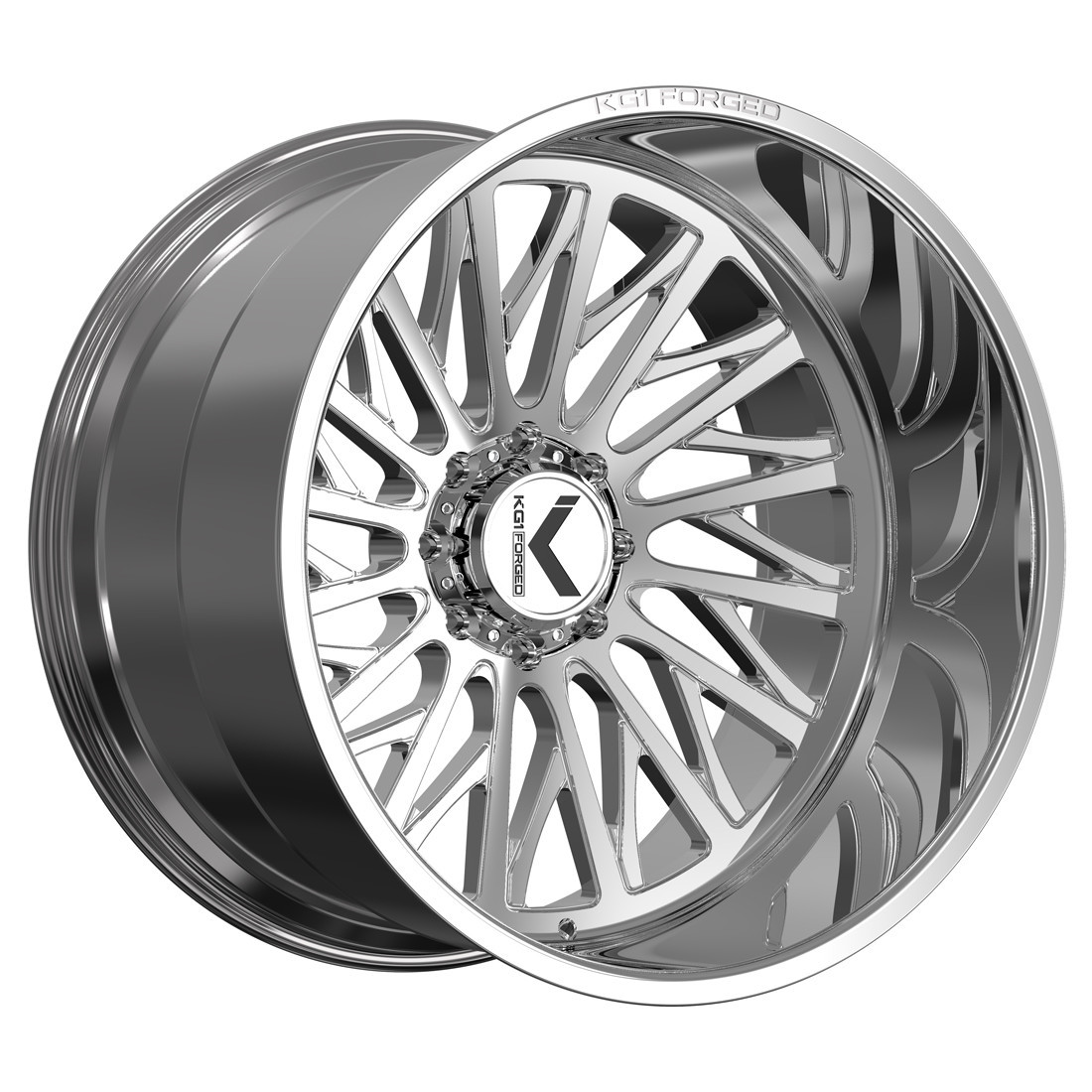 KG1 Forged Wheels Glaze KC054 Polished 22x12 -44mm Offset 8x165.1 (8x6.5),8x170,8x180