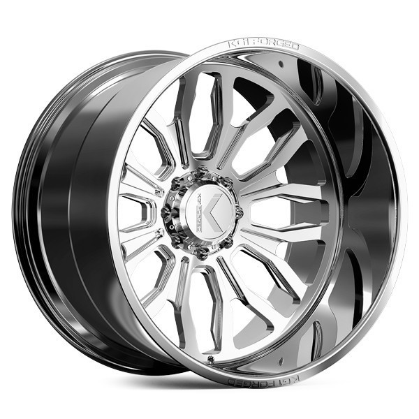 KG1 Forged Wheels Heathen KC017 Polished 30x16 -101mm Offset 8x165.1 (8x6.5)