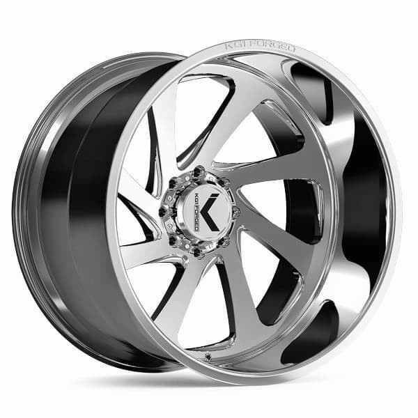 KG1 Forged Wheels Swoop KC020 Polished 26x16 -101mm Offset 8x180