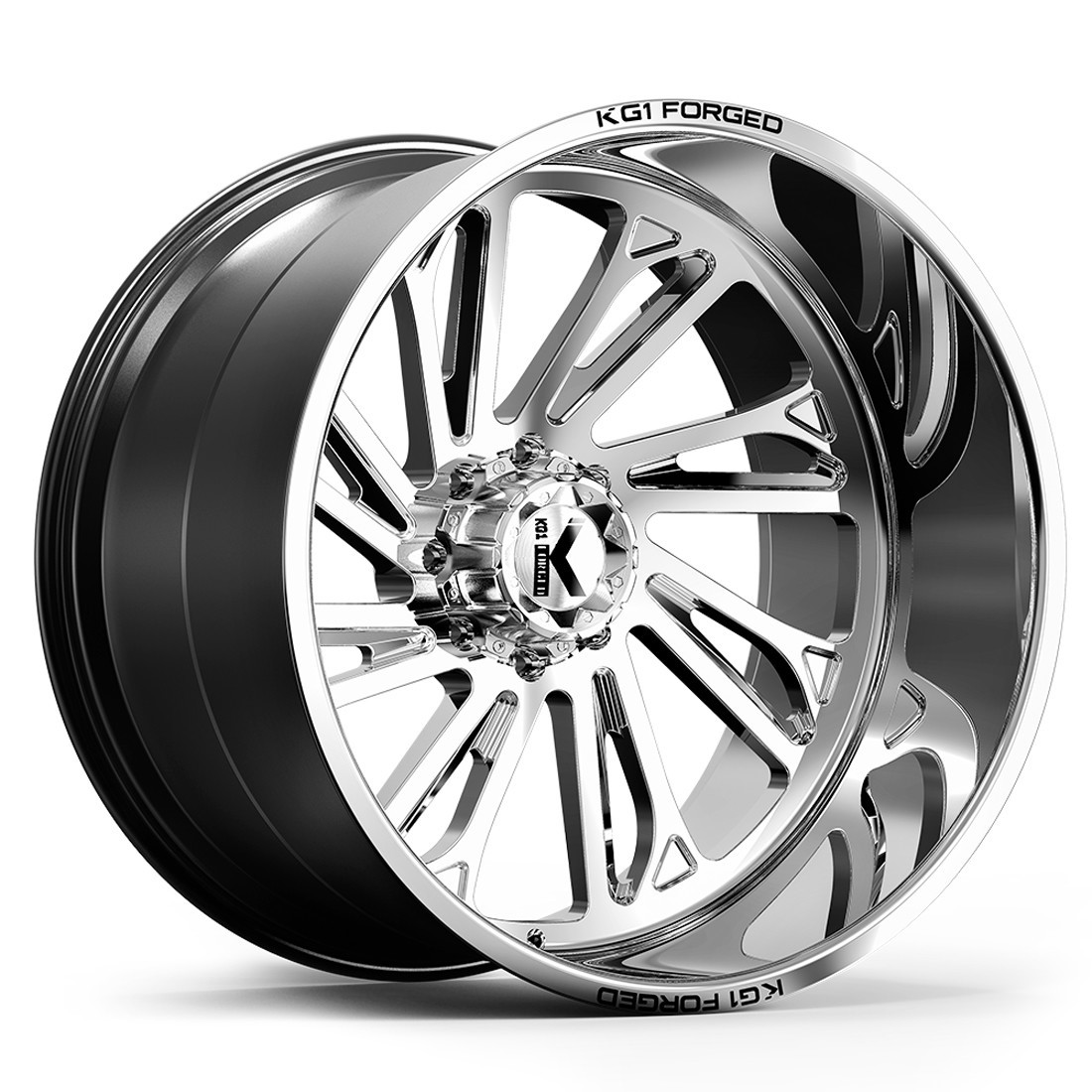 KG1 Forged Wheels Rebel KC012 Polished 26x16 -101mm Offset 6x139.7 (6x5.5)