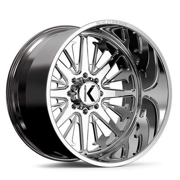 KG1 Forged Wheels Throne KF035 Polished 22x12 -51mm Offset 6x135