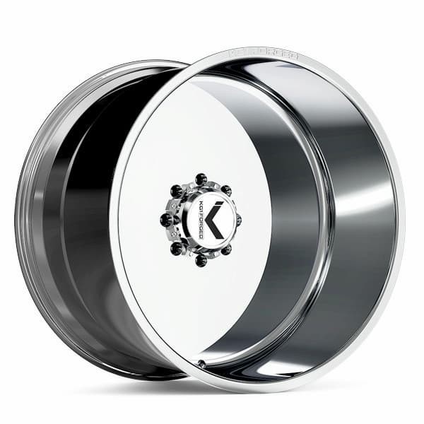 KG1 Forged Wheels Big Smooth KF025 Polished 20x10 -24mm Offset 8x165.1 (8x6.5)