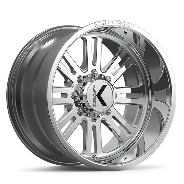 KG1 Forged Wheels H8Ter KT034 Polished 20x10 -18mm Offset 8x170