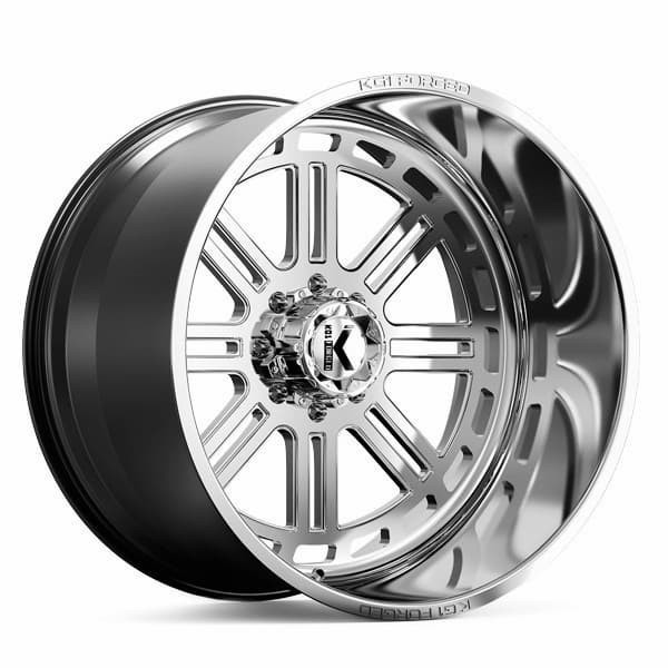 KG1 Forged Wheels Agent KF018 Polished 26x16 -101mm Offset 5x127 (5x5),5x135,5x139.7 (5x5.5),6x135,6x139.7 (6x5.5)