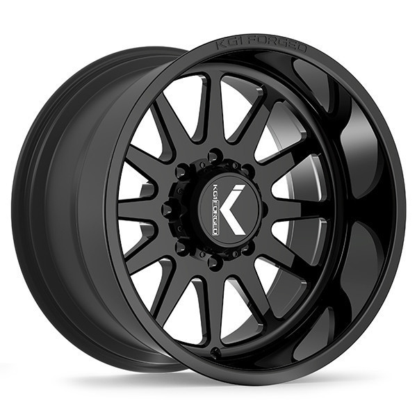 KG1 Forged Wheels Clockwork KT005 Gloss Black 20x12 -44mm Offset 5x127 (5x5)