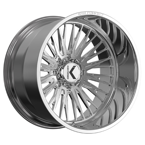 KG1 Forged Wheels Allure KC090 Polished 26x16 -101mm Offset 8x180