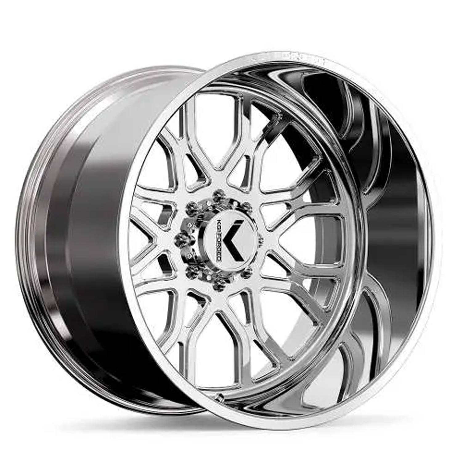 KG1 Forged Wheels Suspect KF033 Polished 26x16 -101mm Offset 8x170