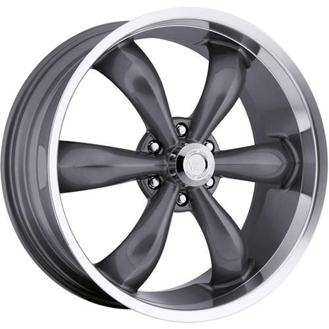 Vision Wheels Legend 6 142 Gunmetal Machined Lip 20x9 20mm Offset 6x139.7 (6x5.5)