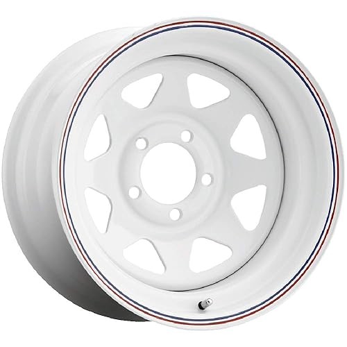 Pacer Wheels White Spoke 310 Trailer Wheels 13x4.5 0mm Offset 5x114.3 (5x4.5)