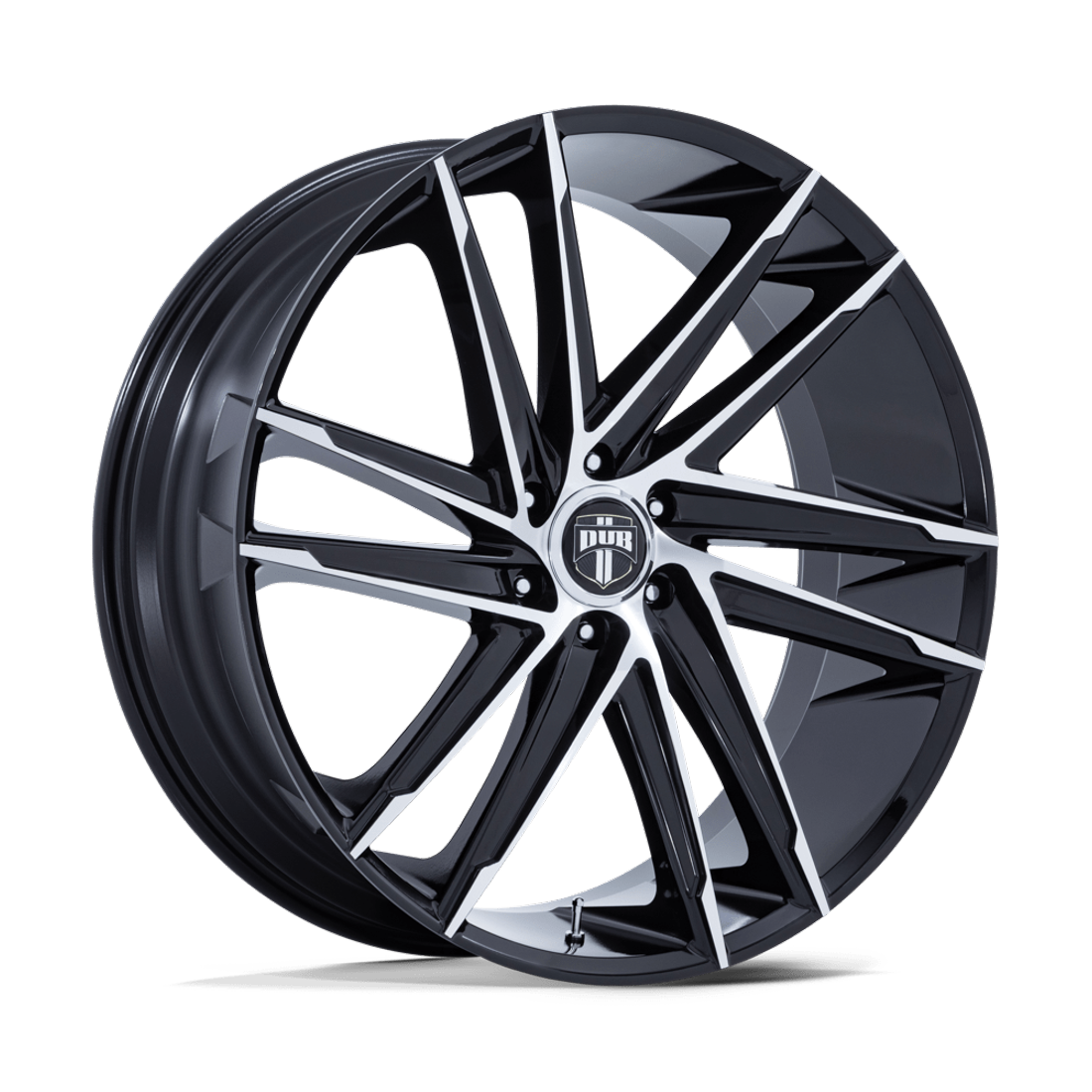 DUB Wheels Blaze DC275 Gloss Black with Machined Face 26x10 25mm Offset 6x139.7 (6x5.5)