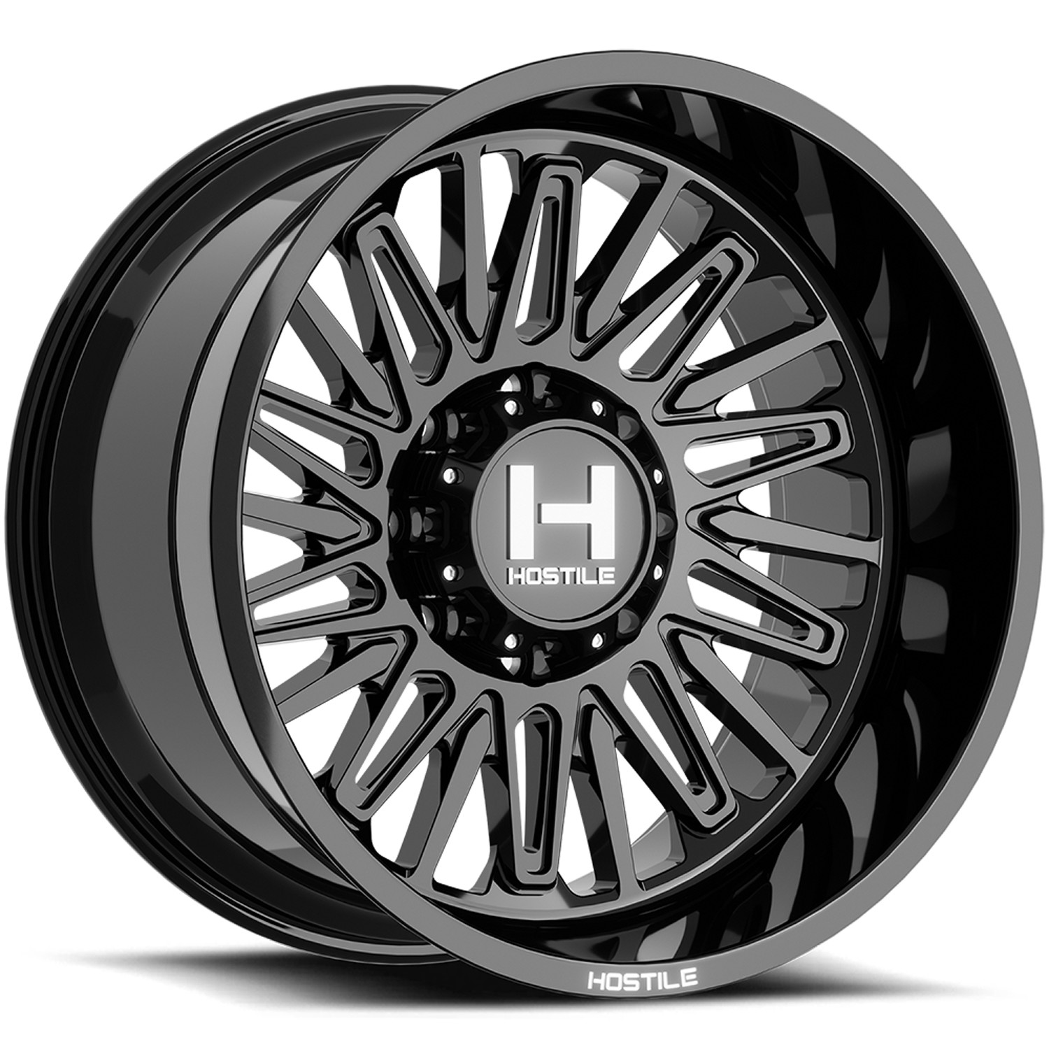 Hostile Wheels Rampage H143 Asphalt 20x10 -19mm Offset 8x170