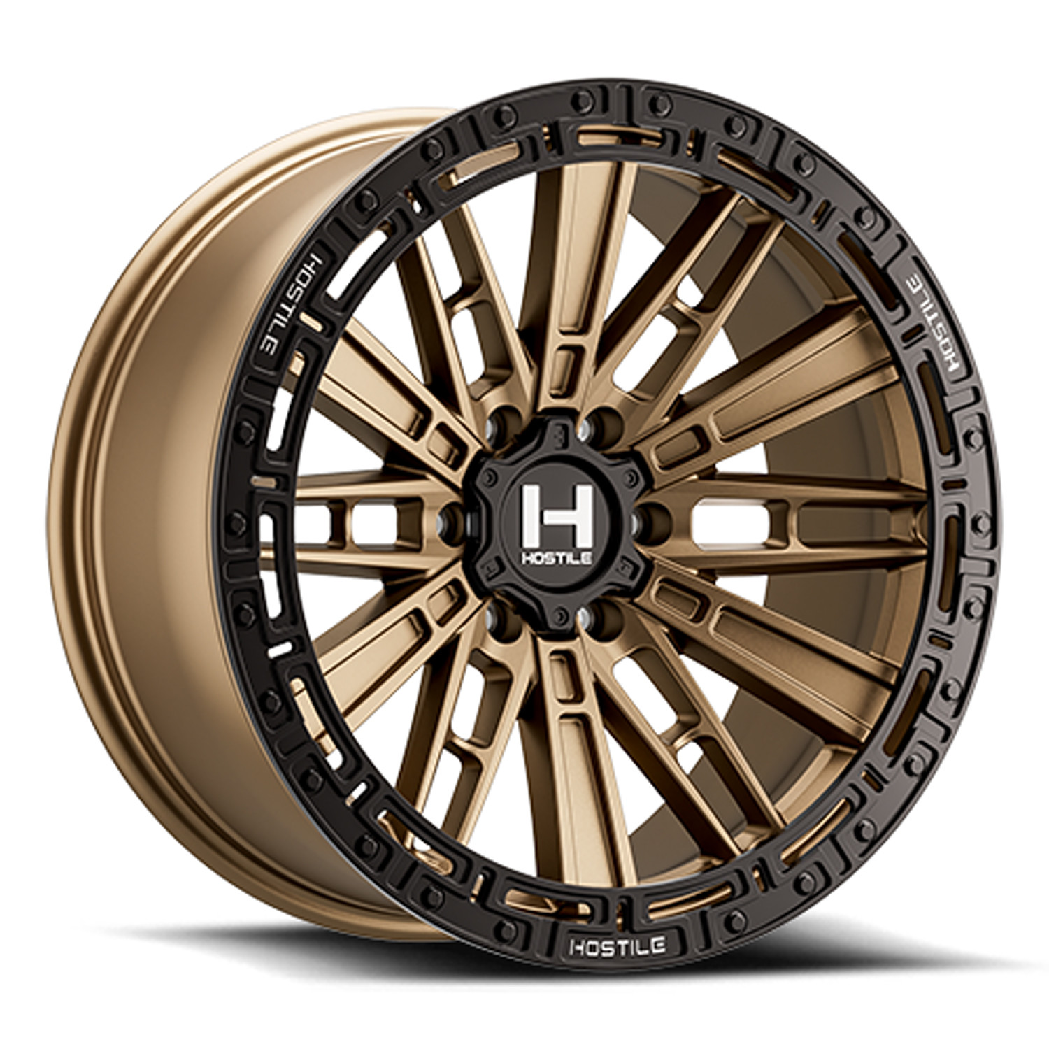 Hostile Wheels Mojave H129 Bronze 17x9 0mm Offset 6x135