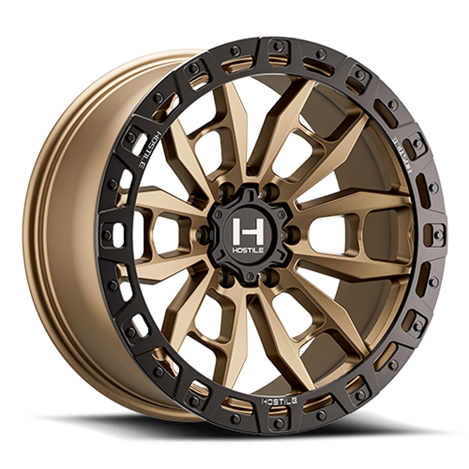 Hostile Wheels Crandon H130 Bronze 17x9 0mm Offset 6x139.7 (6x5.5)