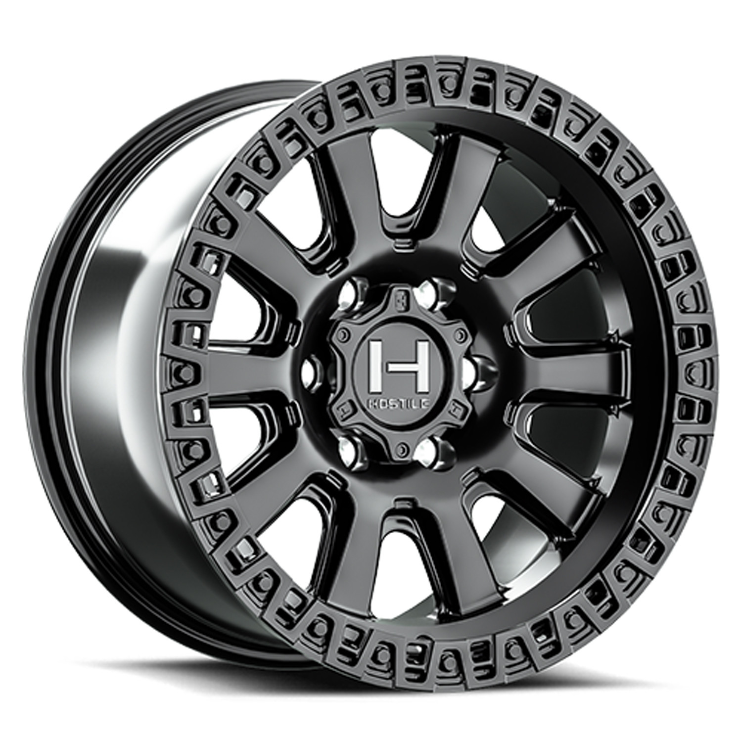 Hostile Wheels Crawler H138 Asphalt 20x9 12mm Offset 6x139.7 (6x5.5)