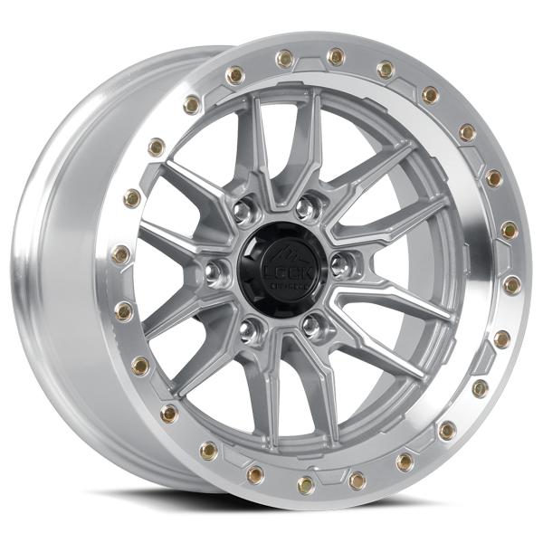 Lock Offroad Wheels Krawler Machined Face Polished 17x9 0mm Offset 6x135