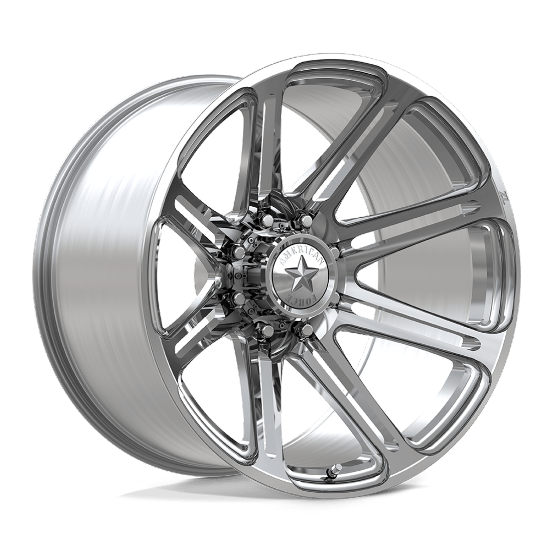 American Force Forged Wheels Ether ZL Z101 Polished 26x14 -65mm Offset 8x180