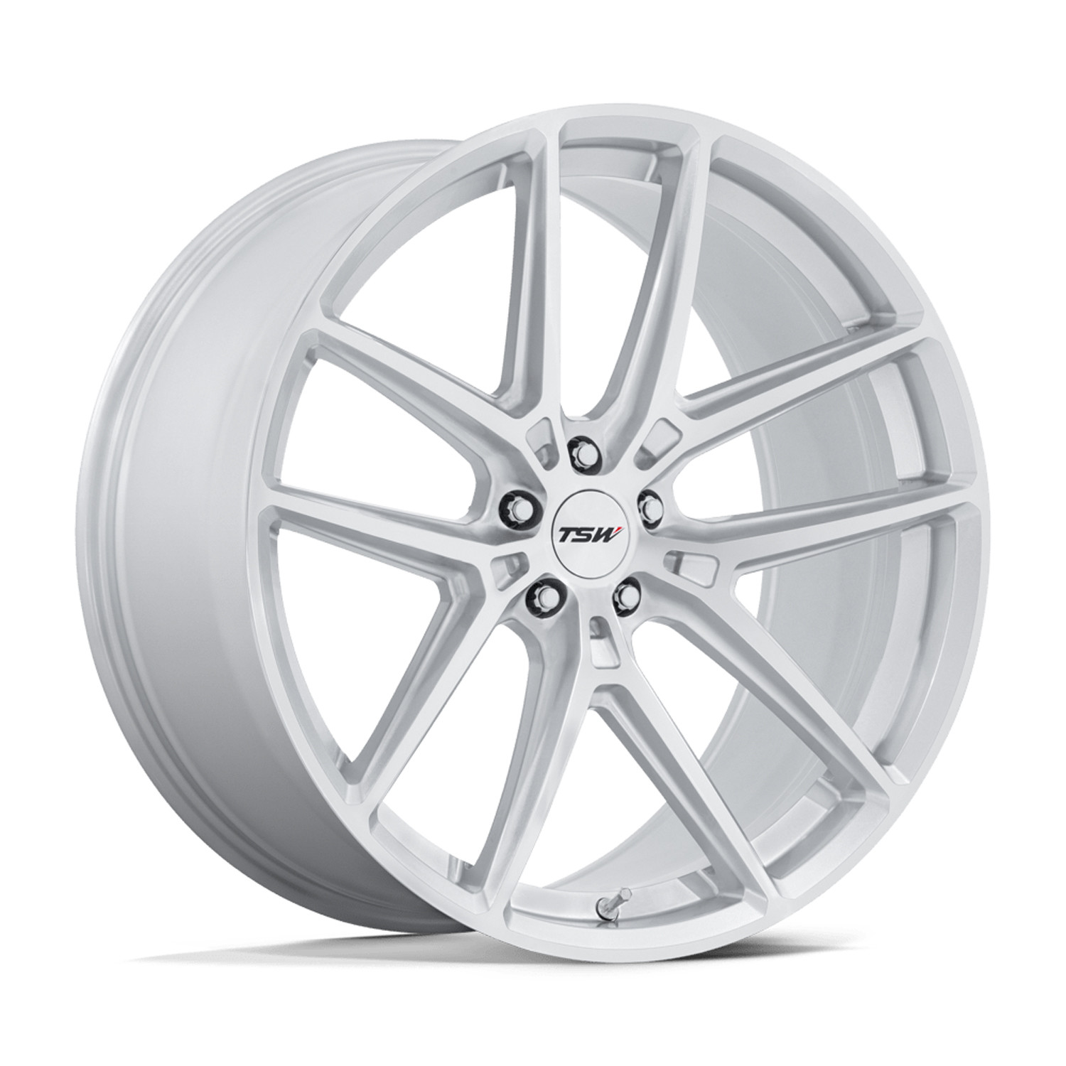 TSW Wheels TW006 Imola Gloss Silver Machined Face 19x9.5 25mm Offset 5x112