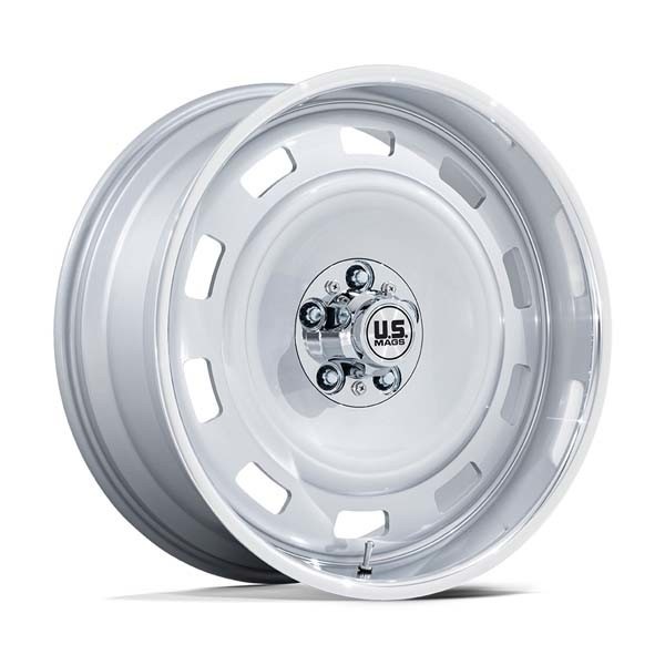 US Mags Wheels UC143 Scottsdale Silver Diamond Cut Lip 20x8.5 1mm Offset 6x139.7 (6x5.5)