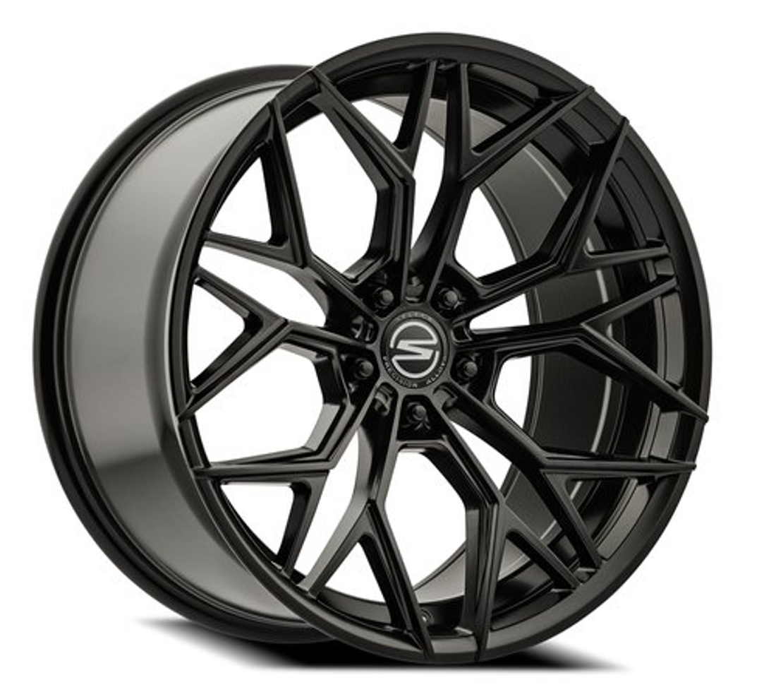 Select Precision Alloys Wheels Syndicate S105 Satin Black 20x9 20mm Offset 5x112