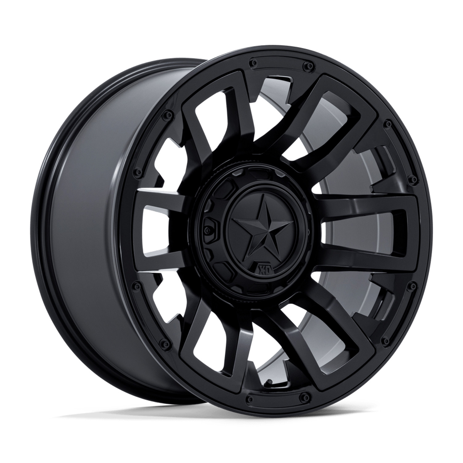 XD Series Wheels XD872 Colossus Matte Black 20x10 -18mm Offset 8x180