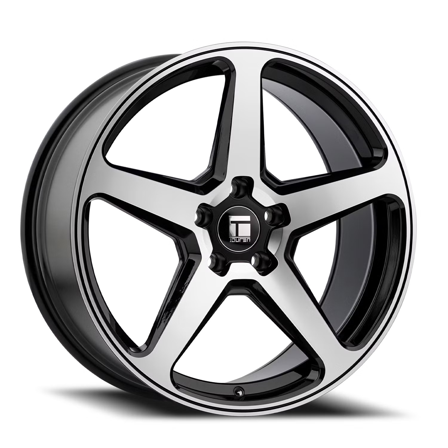 Touren Wheels TF96 3296 Gloss Black Machined 20x9 35mm Offset 5x112