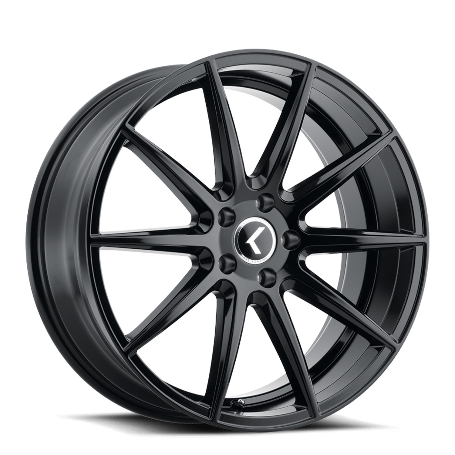 Kraze Wheels Cosmos KR194 Gloss Black 17x8 38mm Offset 5x114.3 (5x4.5)