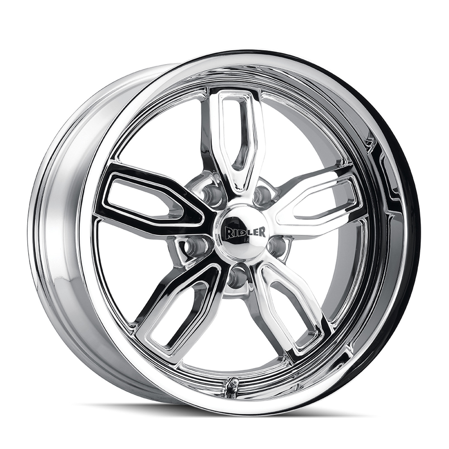 Ridler Wheels 608 Chrome 20x8.5 0mm Offset 5x127 (5x5)