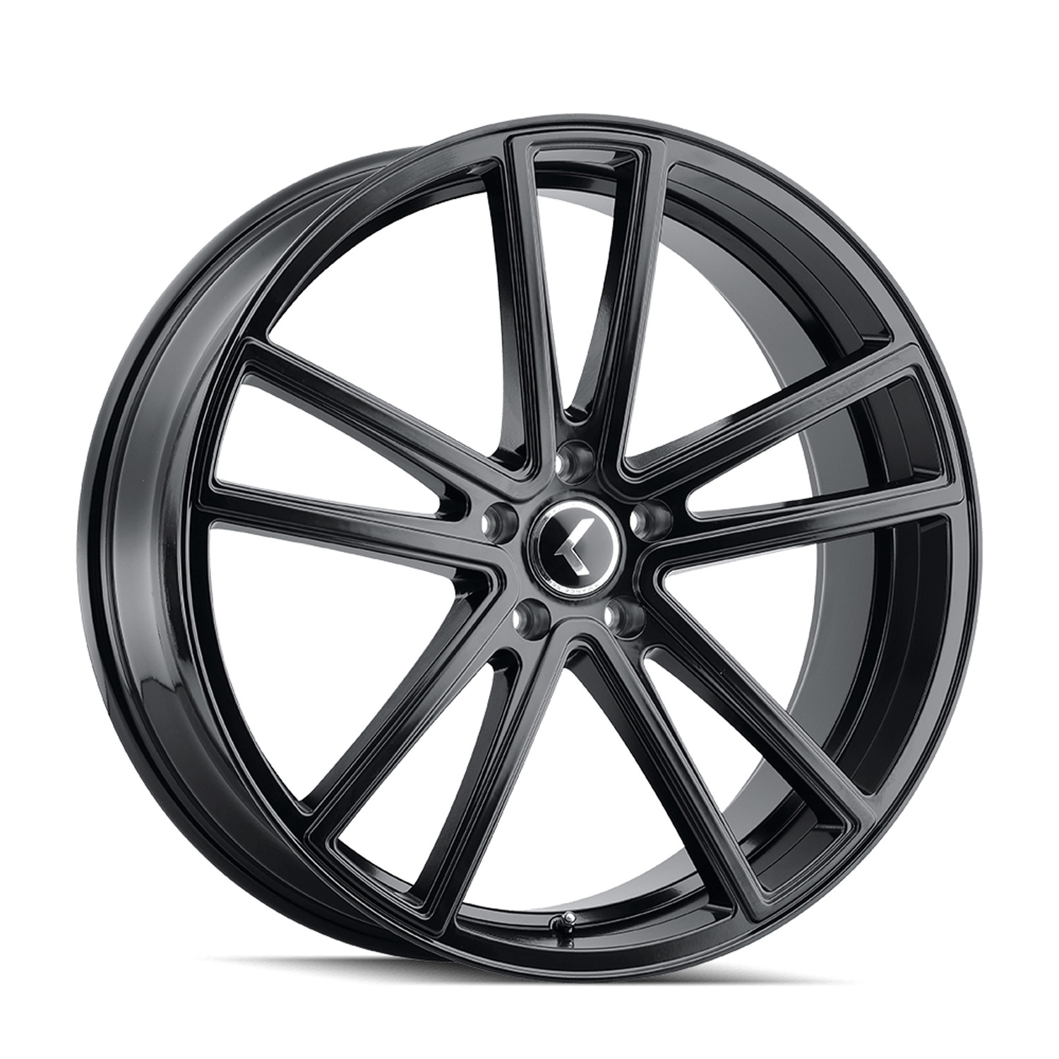 Kraze Wheels Lusso KR190 Gloss Black 18x8 40mm Offset 5x108