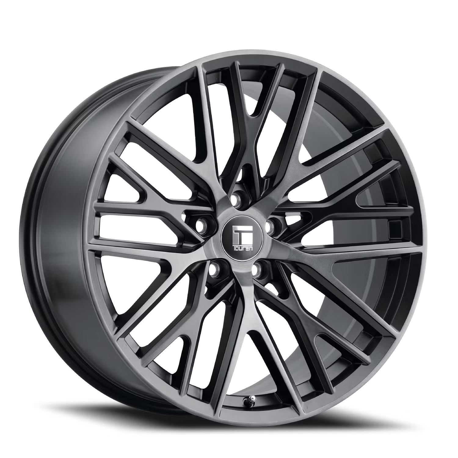 Touren Wheels TR91 3291 Matte Black Brushed With Dark 20x9 30mm Offset 6x120