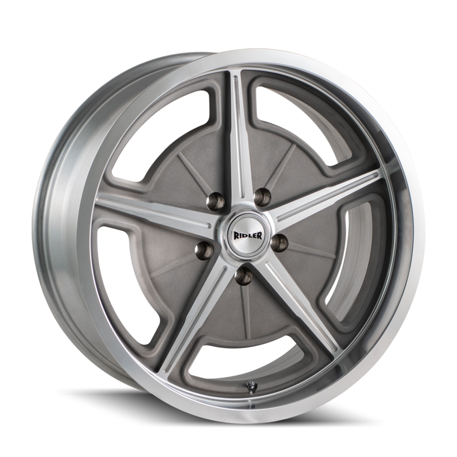 Ridler Wheels 605 Matte As-Cast Machined 18x8 0mm Offset 5x120.7 (5x4.75)