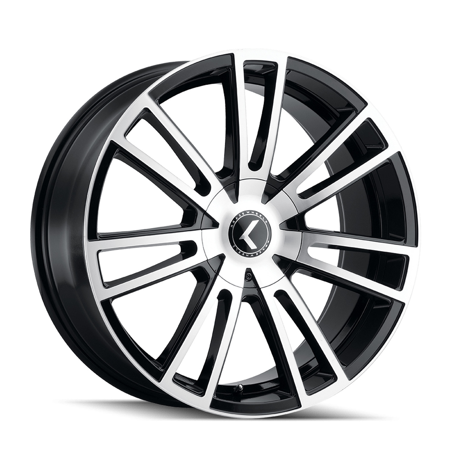 Kraze Wheels Spectra KR183 Gloss Black Machined 20x8.5 38mm Offset 5x115,5x120