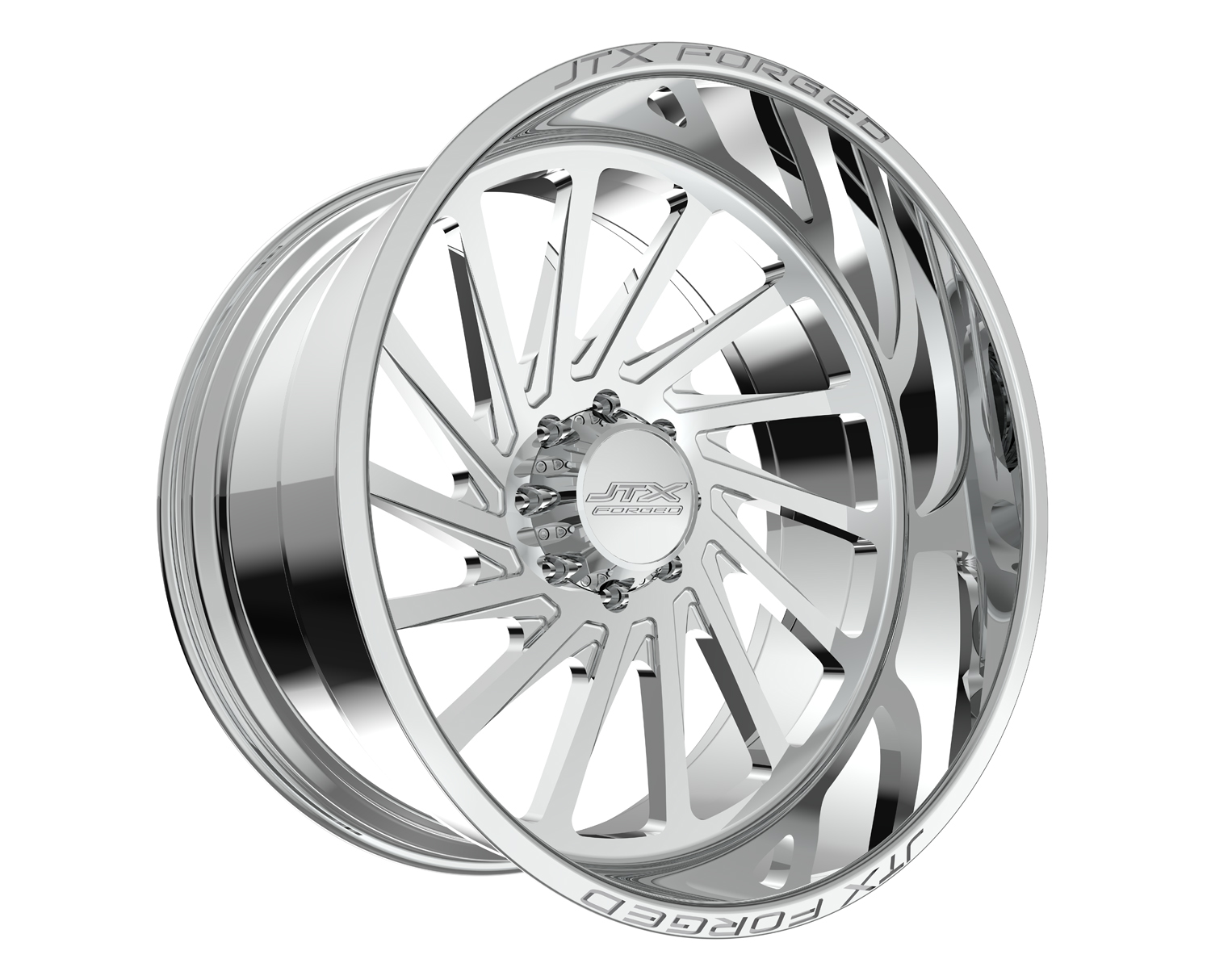 JTX Forged Concave Wheels Defector Polished 22x10 -25mm Offset