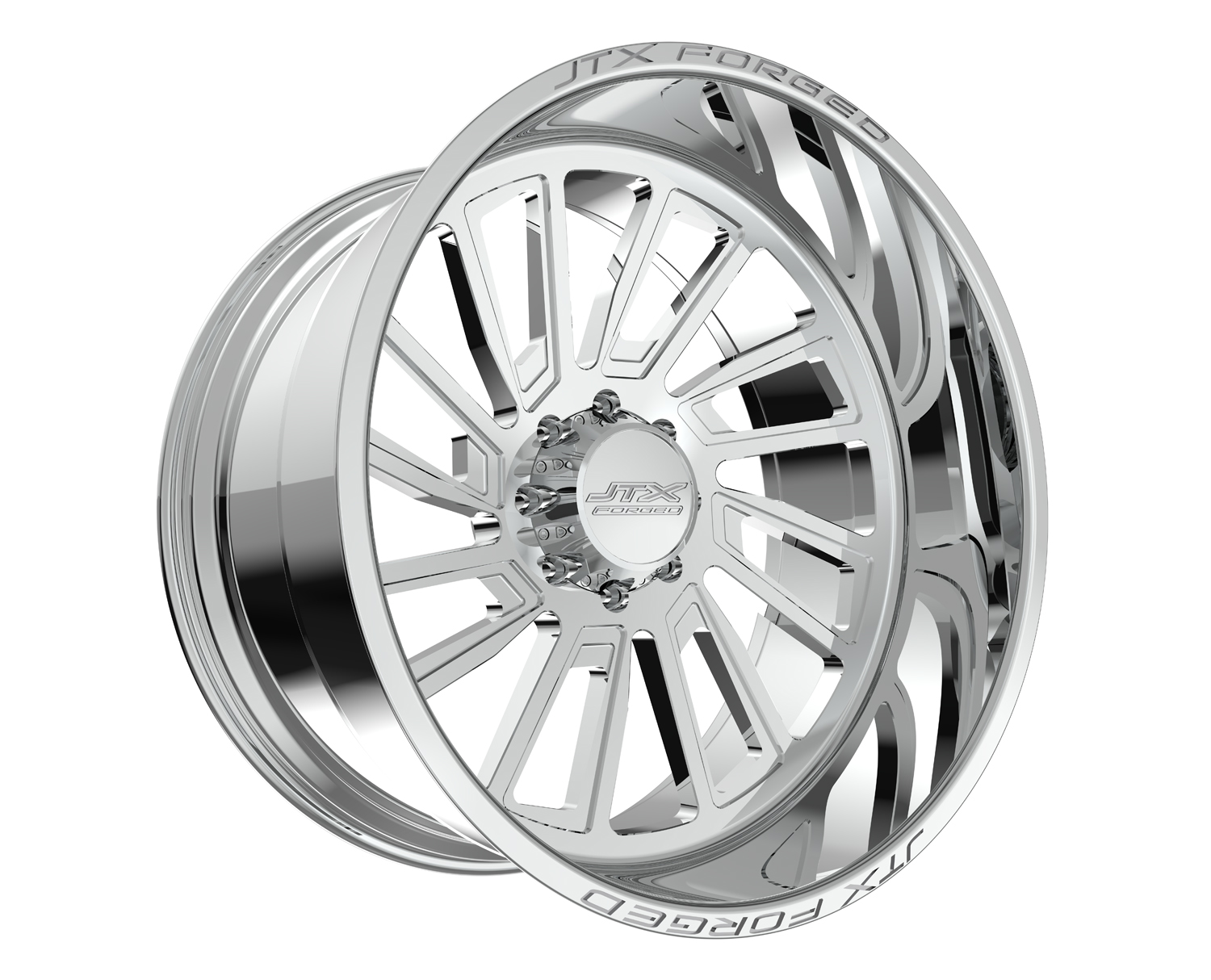 JTX Forged Concave Wheels Summit Polished 22x10 -25mm Offset
