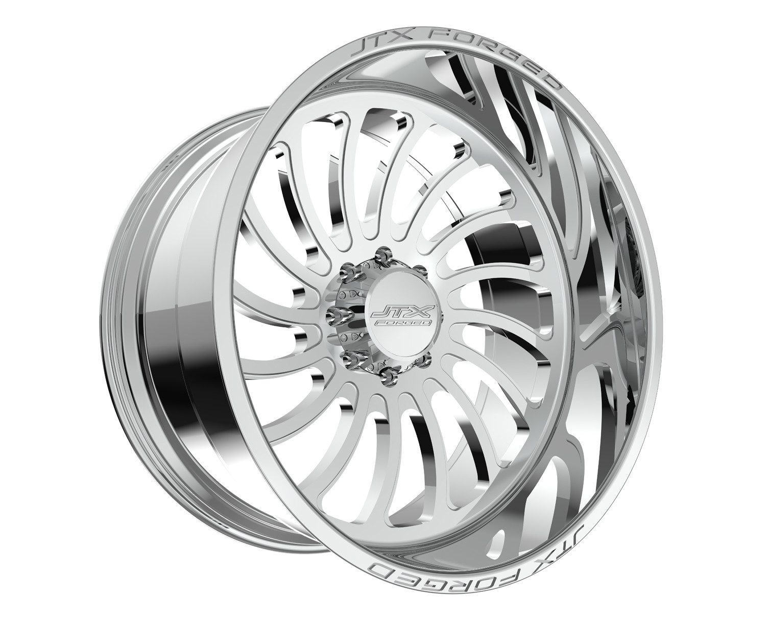 JTX Forged Concave Wheels Chamber Polished 30x16 -101mm Offset