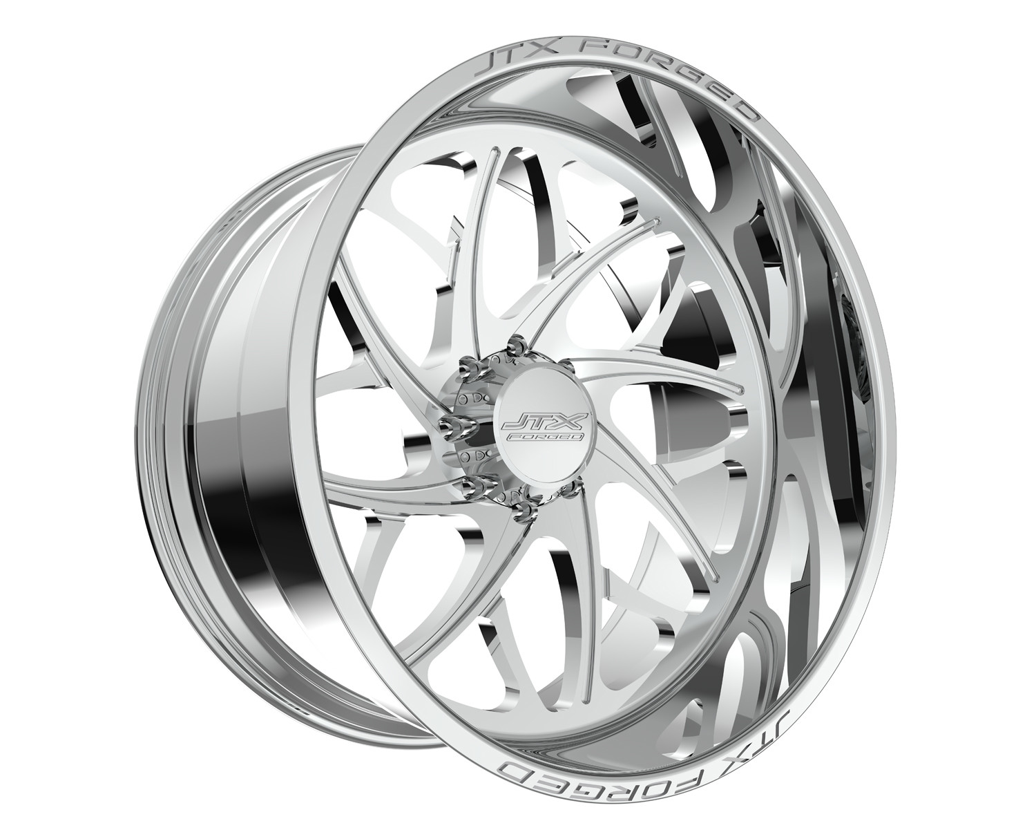 JTX Forged Concave Wheels Bio Polished 30x16 -101mm Offset