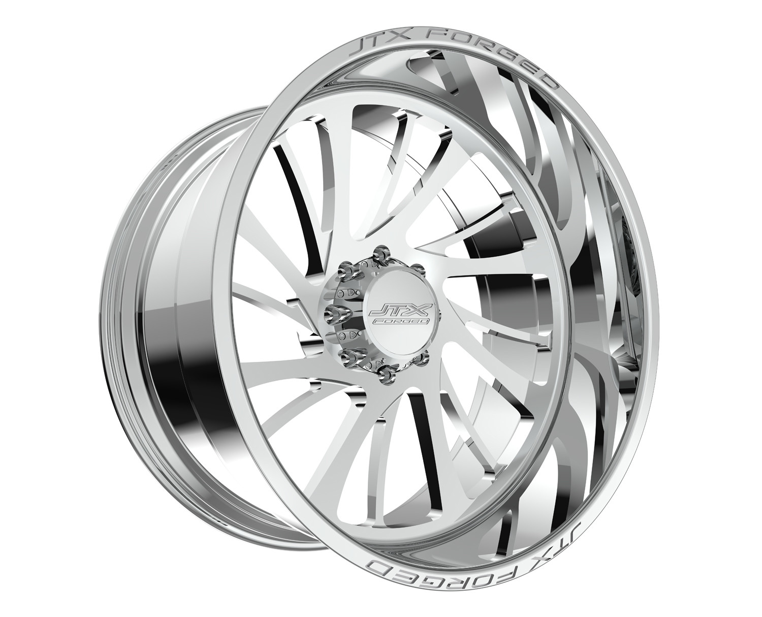 JTX Forged Concave Wheels Raider Polished 30x16 -101mm Offset