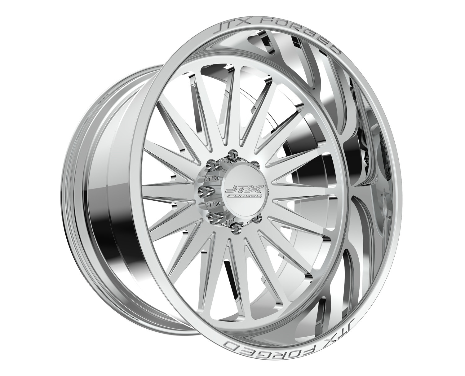 JTX Forged Concave Wheels Inhibitor Polished 30x16 -101mm Offset