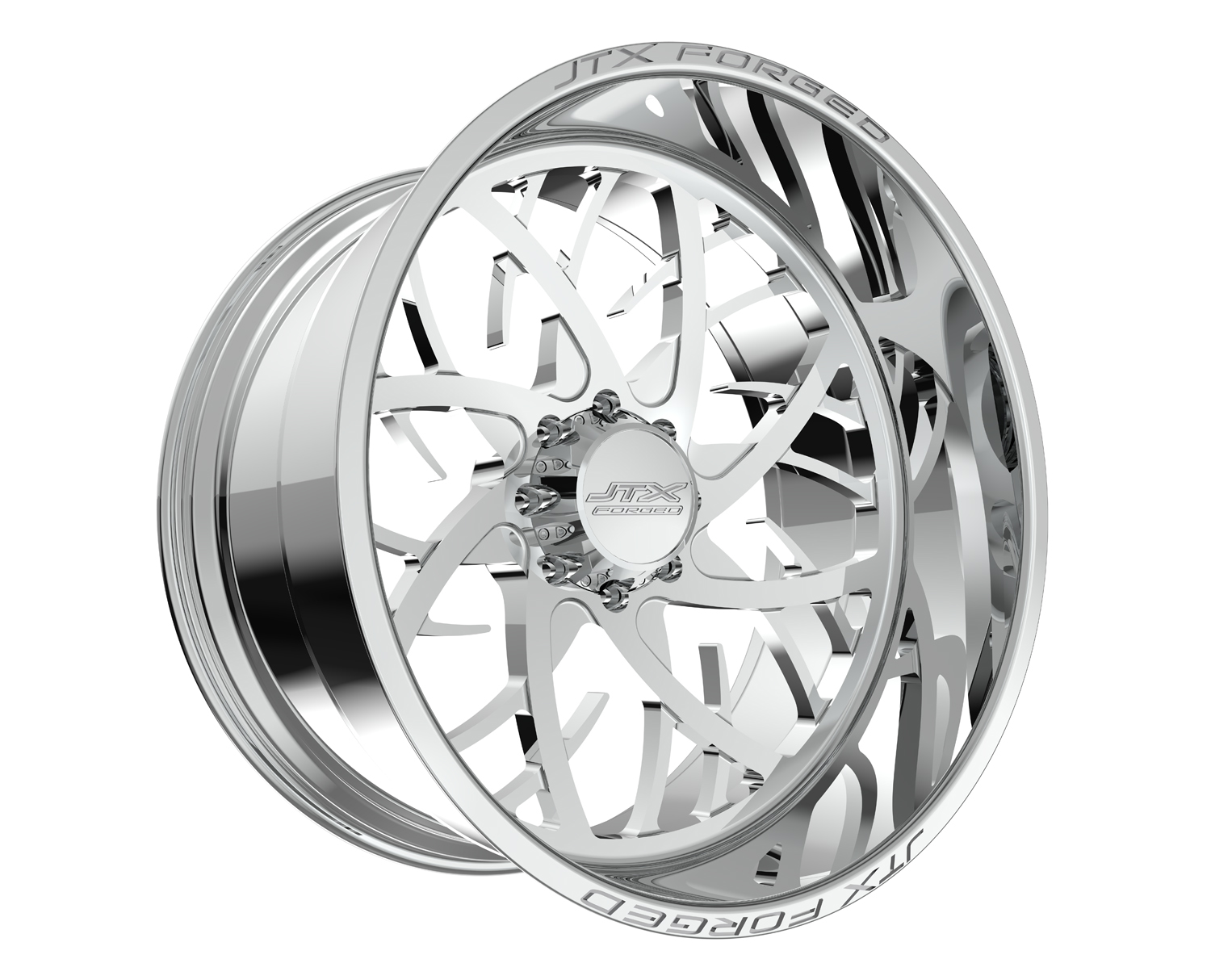 JTX Forged Concave Wheels Fracture Polished 22x10 -25mm Offset