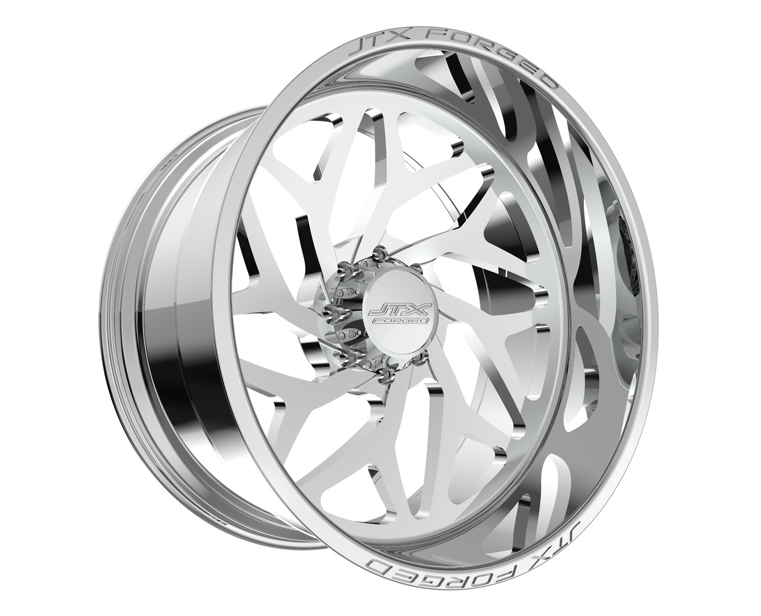 JTX Forged Concave Wheels Recon Polished 30x16 -101mm Offset