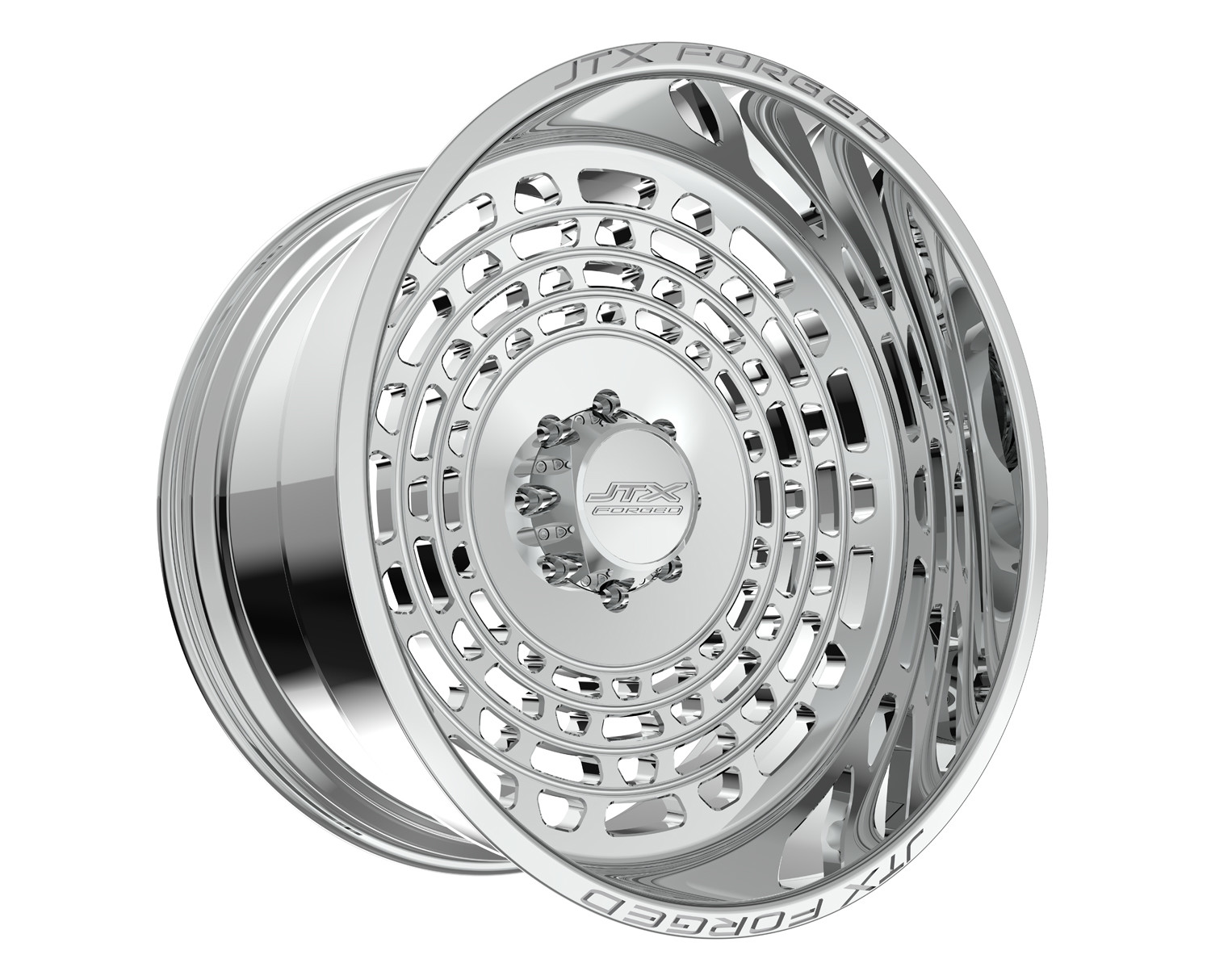 JTX Forged Concave Wheels Militia Polished 30x16 -101mm Offset